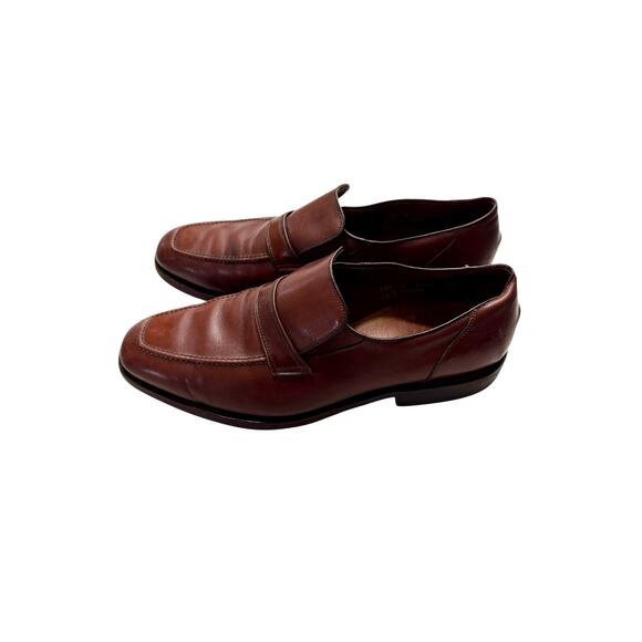 Allen Edmonds Leather Loafers Brown Slip On Dress Shoes 10.5 D USA main image 8